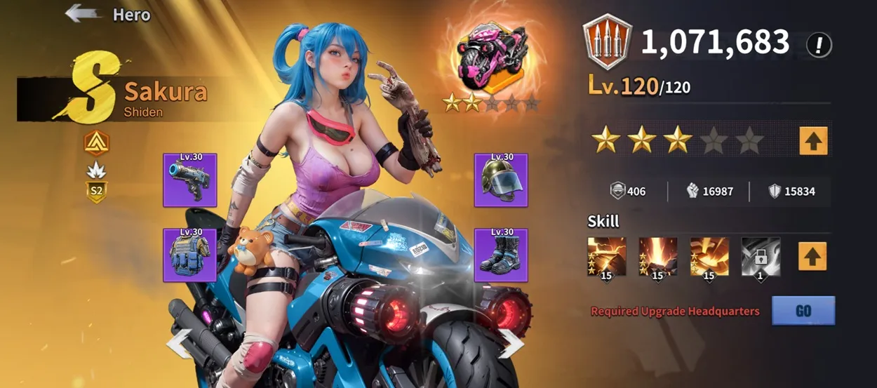 Riders with Guard of Order Heroes